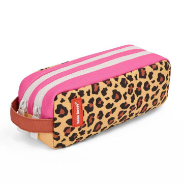 Trousse Imprimé Double Compartiment Leopard #7 HELLO HOSSY profil