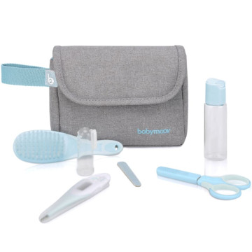 Trousse de soin compacte Bleu/Gris Babymoov Produit