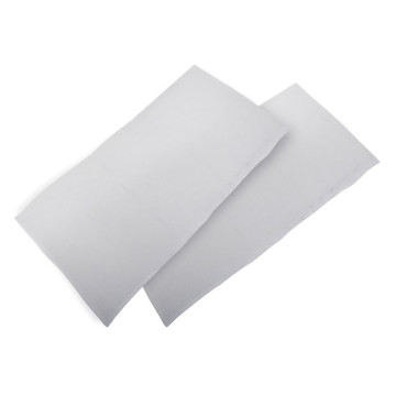 Lot de 2 draps housses pour lit Traveller V5 Blanc