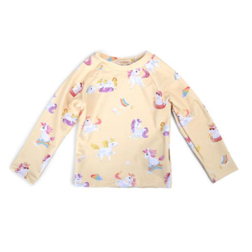 T-shirt anti-UV manches longues 1-2 ans Nor La plage des licornes FILIBABBA produit