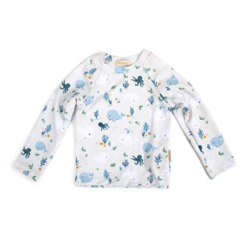 T-shirt anti-UV manches longues 1-2 ans Nor Les contes de Christian la Baleine FILIBABBA produit