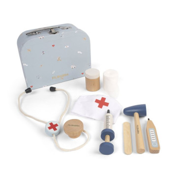 Valisette de jeu Jouets en bois Petit Docteur Filibabba produit
