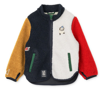 Veste polaire Nolan Around the world Taille 36 mois liewood face 