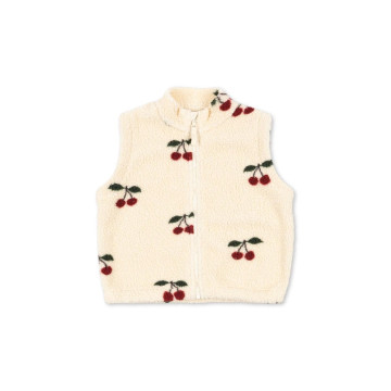 Veste sans manches Grande Cerise Konges face