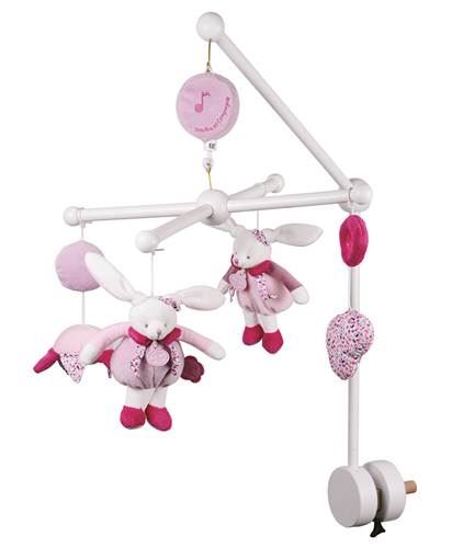 Mobile musical Bois cerise doudou et Compagnie