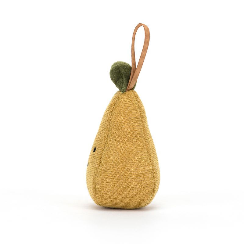 Décoration de Noël Poire Festive Folly Pear Jellycat côté