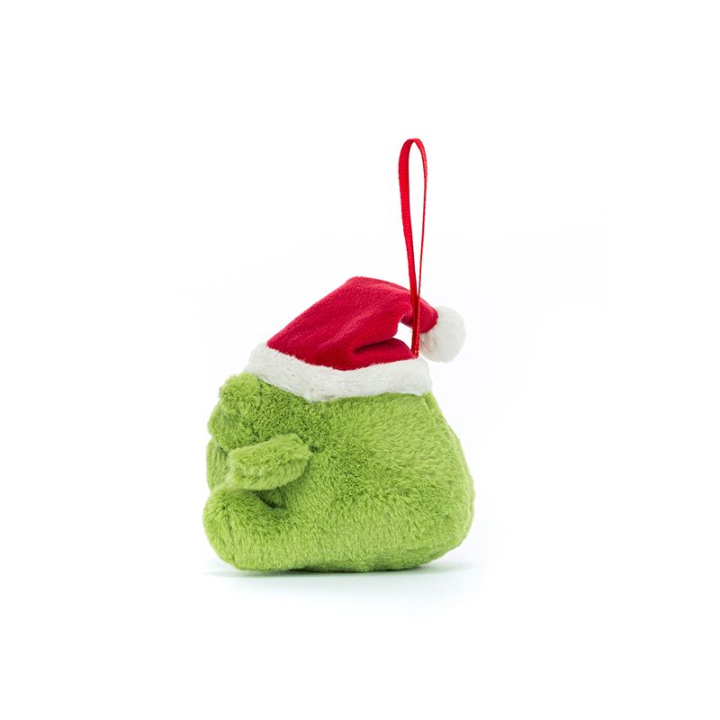 Décoration de Noël Ricky Rain la Grenouille Jellycat côte