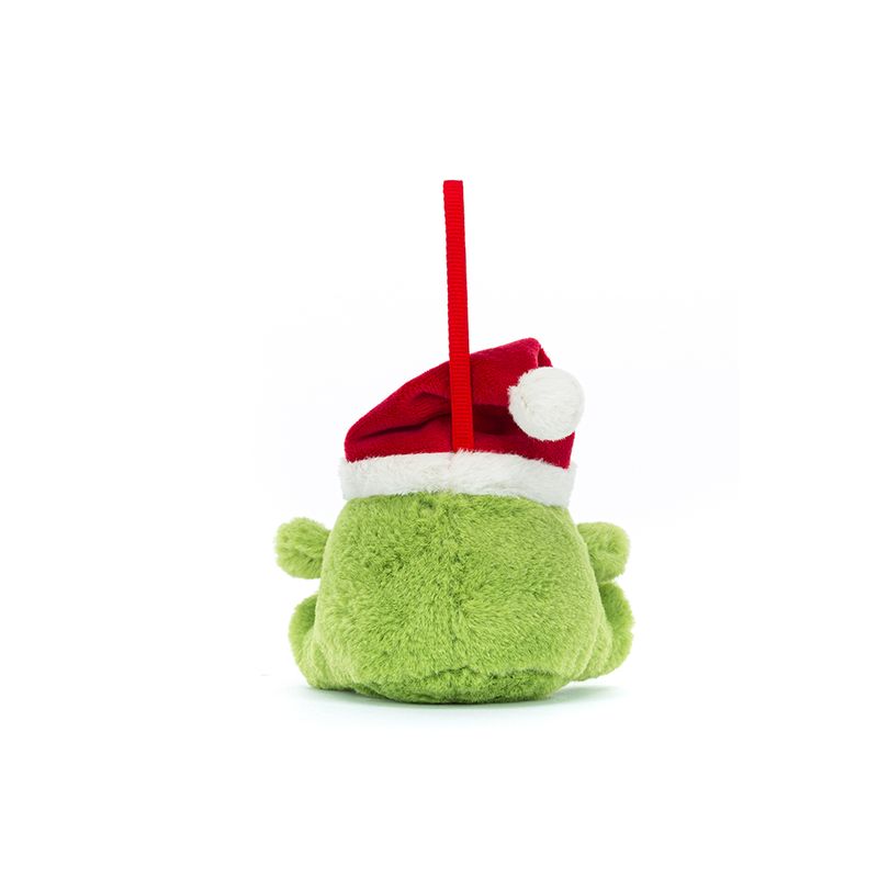 Décoration de Noël Ricky Rain la Grenouille Jellycat dos