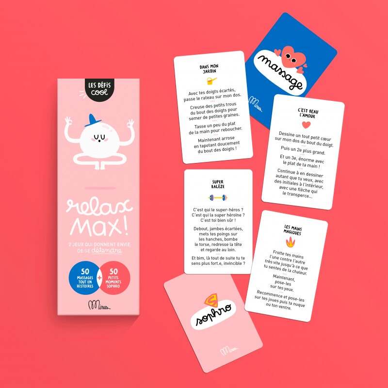 Défis cool Relax Max ! Minus Editions cartes
