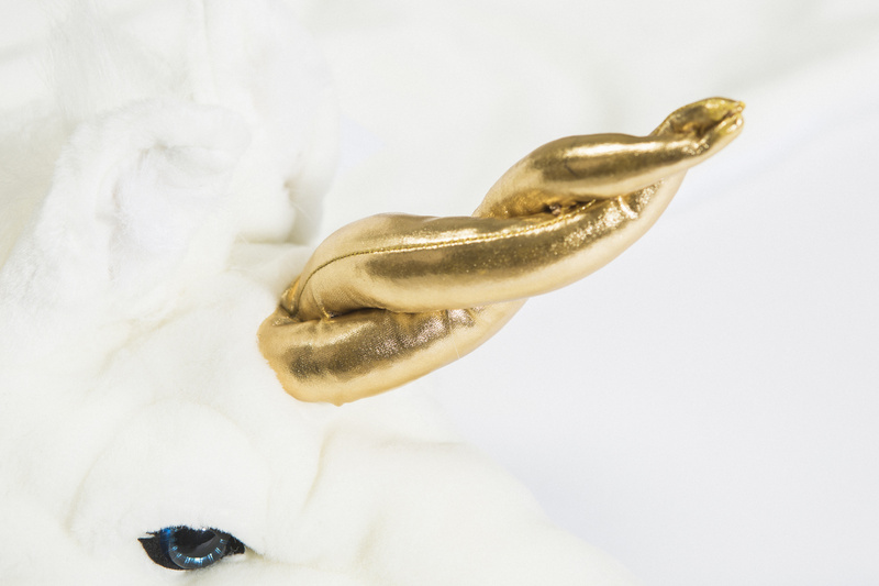 Déguisement pour enfant Licorne Blanche WILD AND SOFT zoom corne