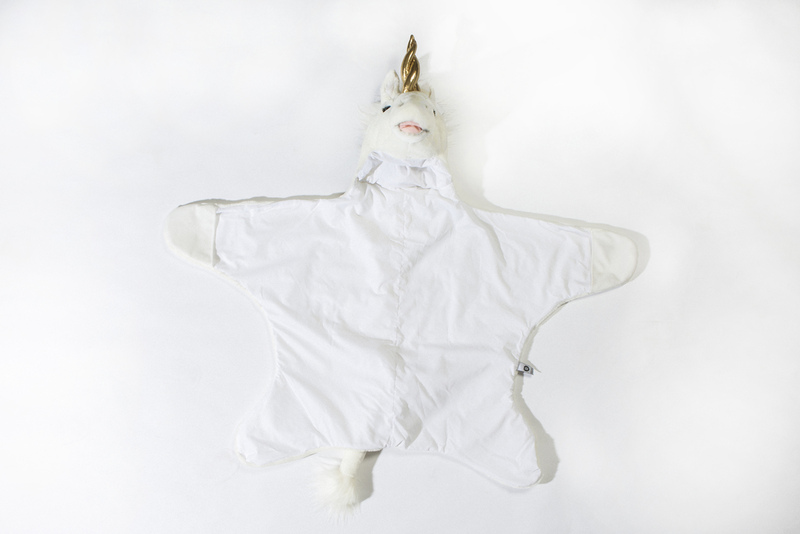 Déguisement pour enfant Licorne Blanche WILD AND SOFT dessous