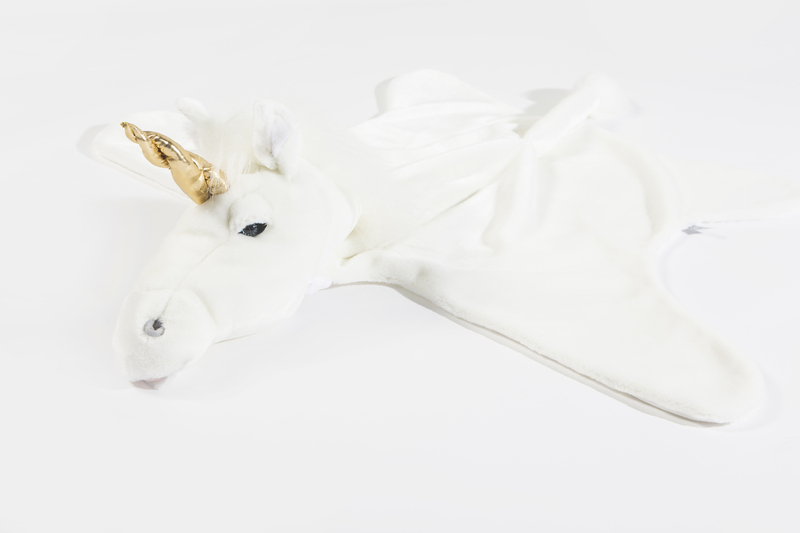 Déguisement pour enfant Licorne Blanche WILD AND SOFT face