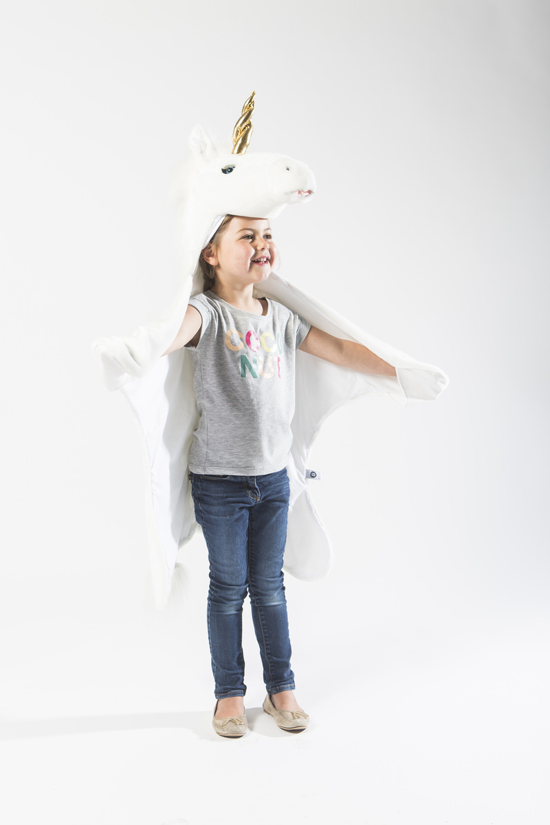 Déguisement pour enfant Licorne Blanche WILD AND SOFT lifestyle3