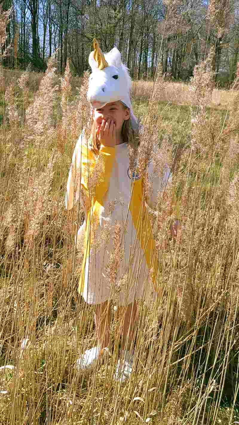 Déguisement pour enfant Licorne Blanche WILD AND SOFT lifestyle2