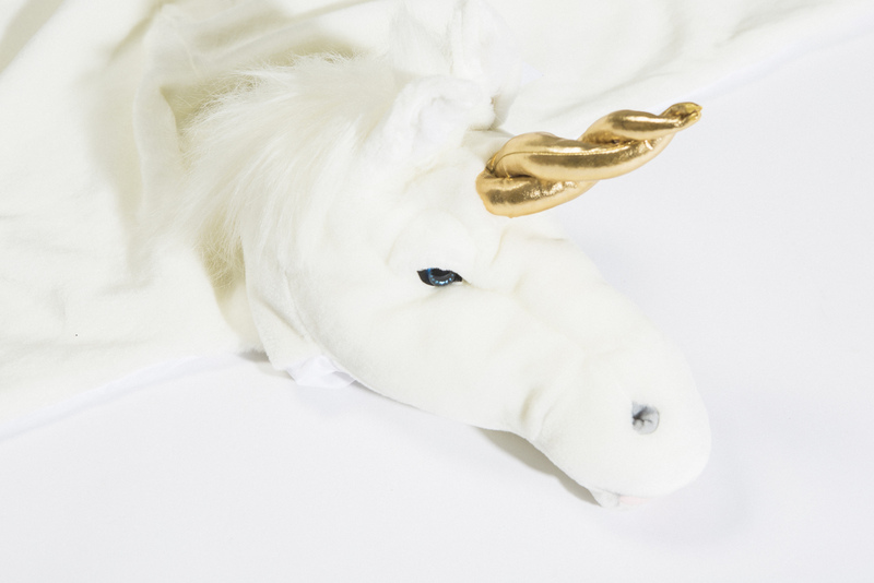 Déguisement pour enfant Licorne Blanche WILD AND SOFT zoom tete