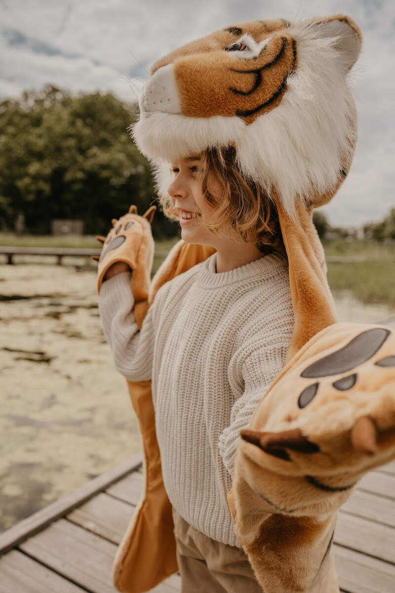 Déguisement pour enfant Tigre WILD AND SOFT lifestyle2