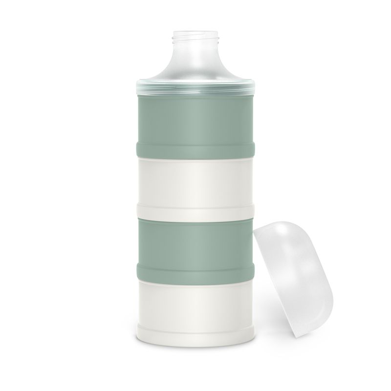 Doseur de Lait 4 Compartiments Bonhomia Vert Suavinex produit sans couvercle
