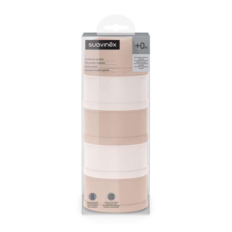 Doseur de lait 4 compartiments Wonderland rose SUAVINEX packaging