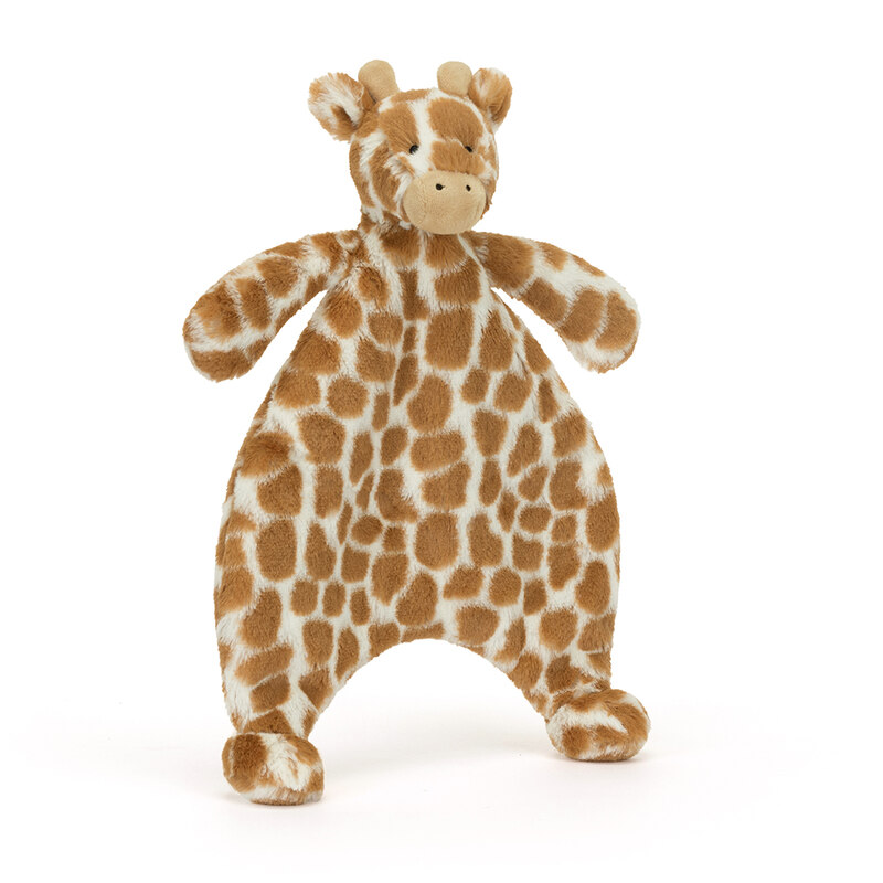 Doudou Bashful Giraffe Comforter Jellycat Produit cote