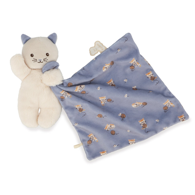 Doudou Chat Carré Douceur Lilas Kaloo produit 2