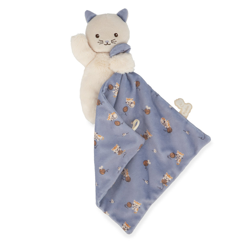 Doudou Chat Carré Douceur Lilas Kaloo produit 3
