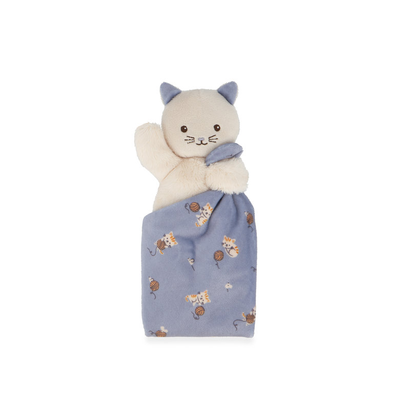 Doudou Chat Carré Douceur Lilas Kaloo produit 4