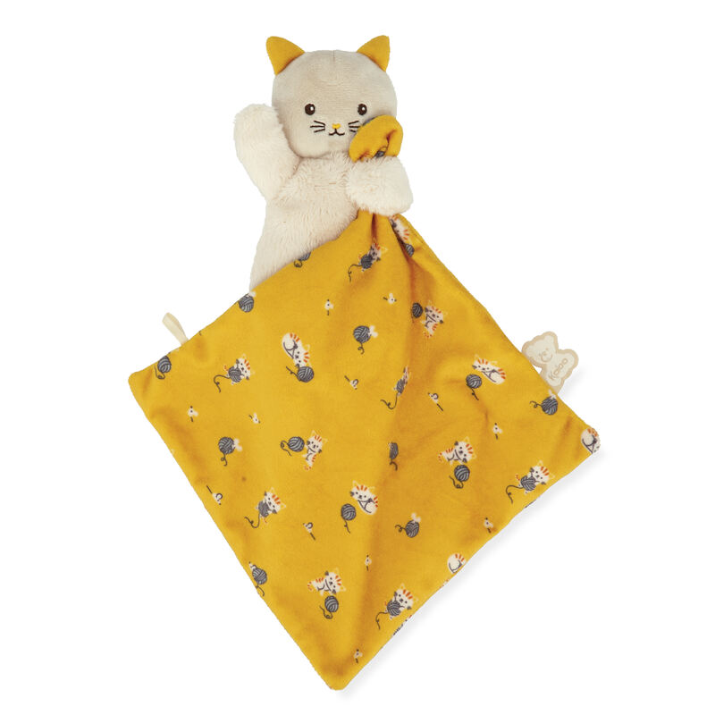 Doudou chat jaune Kaloo produit face