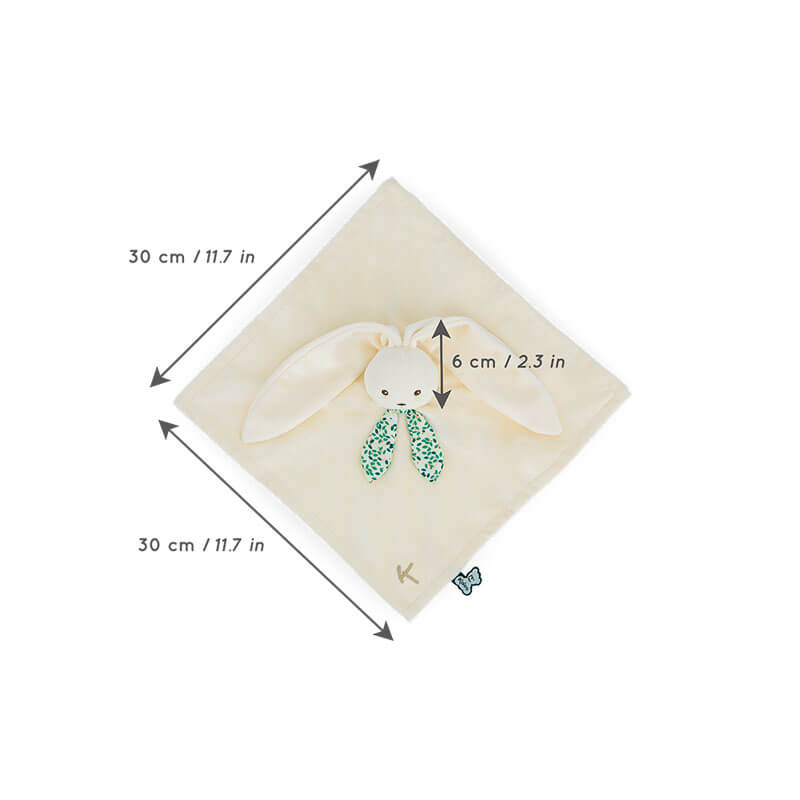 Doudou Lapin Lapinoo Crème 35 cm Kaloo dimensions