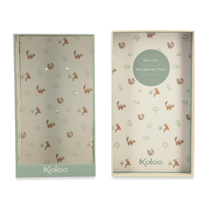Doudou Panda Roux Kaloo boîte vide