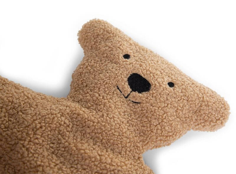 Doudou Petit Ours Brun Childhome Détail