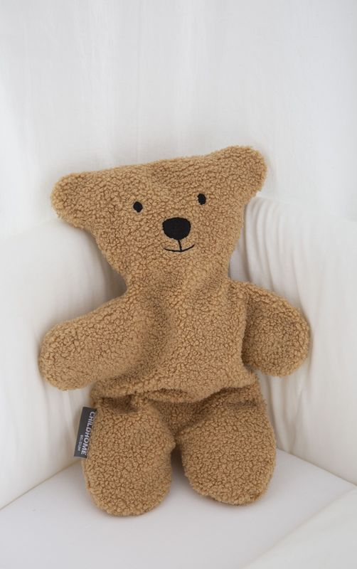 Doudou Petit Ours Brun Childhome Lit