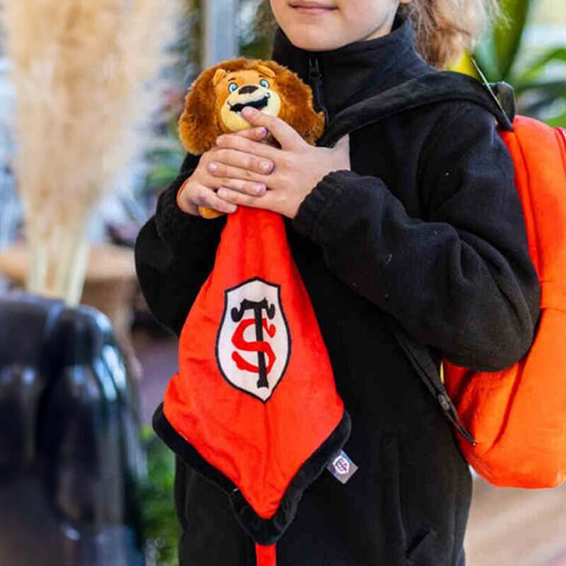 Doudou plat Ovalion Stade Toulousain produit face