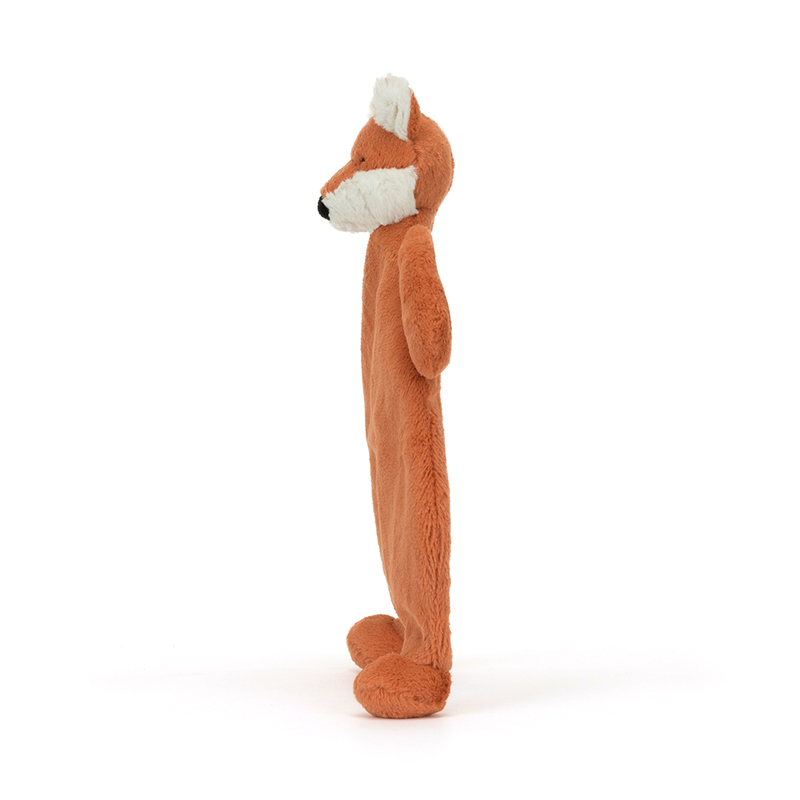 Doudou renard Bashful Fox Comforter Jellycat Produit profil