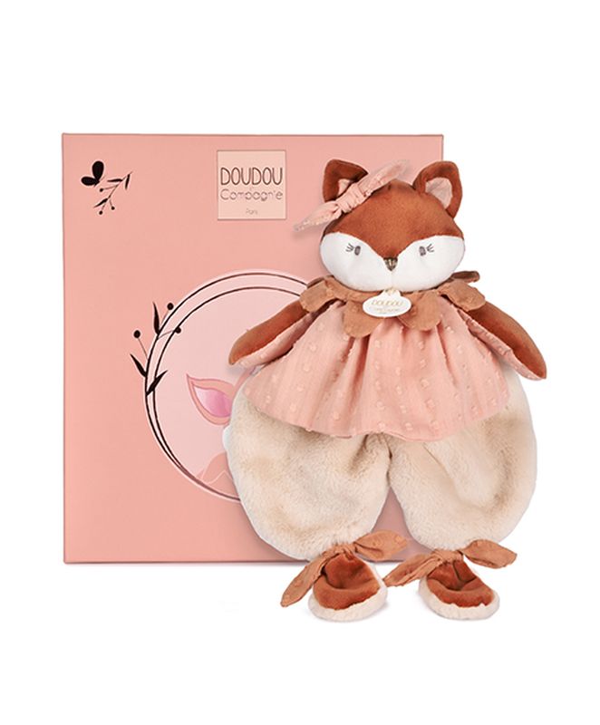 Doudou Renard Mina Doudou et Compagnie avec boîte