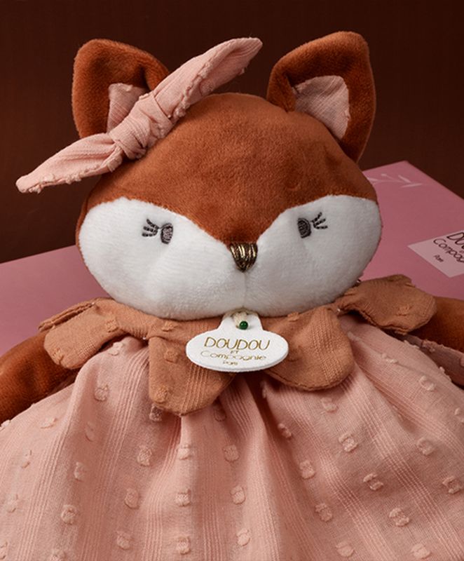 Doudou Renard Mina Doudou et Compagnie zoom