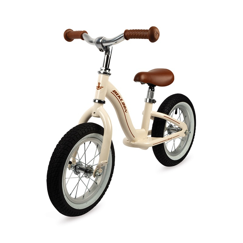 Draisienne Bikloon Metal Vintage beige Janod profil gauche