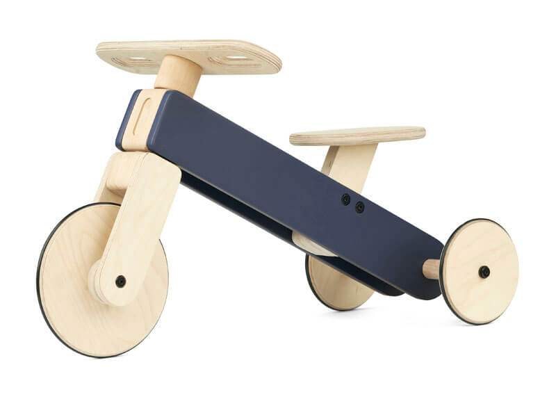 Draisienne Tricycle en bois Wyatt Navy Liewood