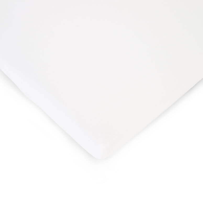 Drap housse Cododo bébé berceau 50x80 cm Coton Bio - Blanc