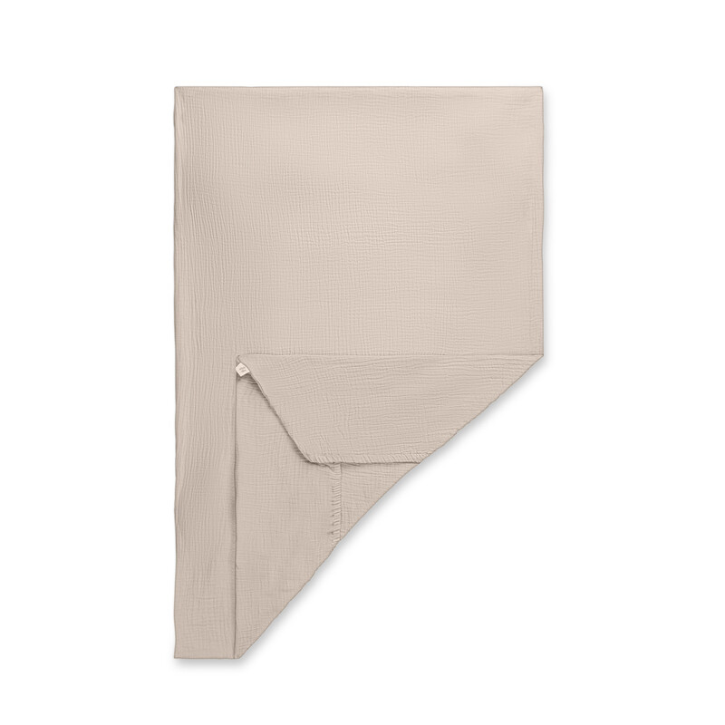 Drap-housse doux pour matelas lits parapluie Hauck Beige Hauck produit face