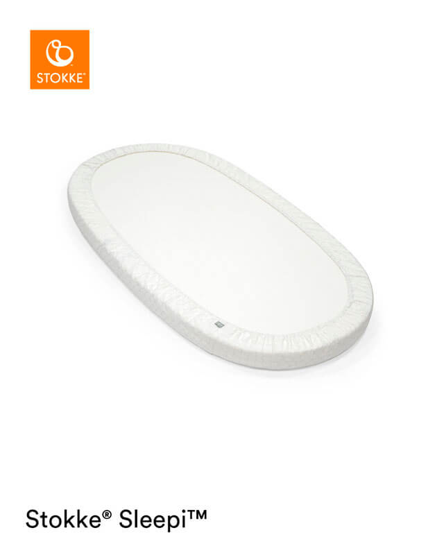 Pack Lit Junior Sleepi V3 + matelas + draps housse Stokke drap housse