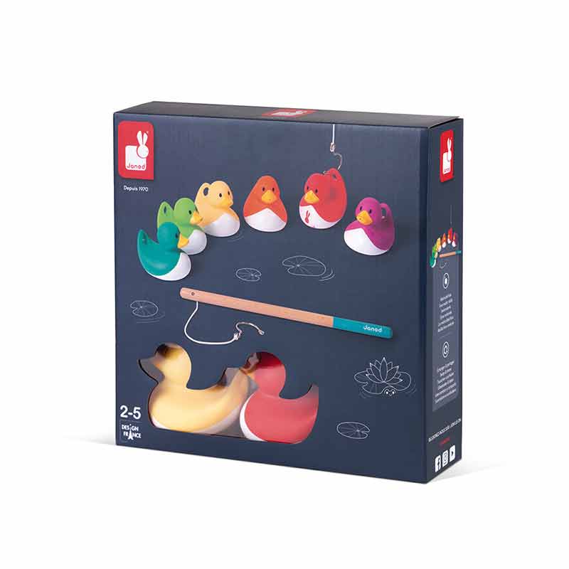 Jeu Ducky Pêche jeu de pêche à la ligne enfant Janod - Bambinou