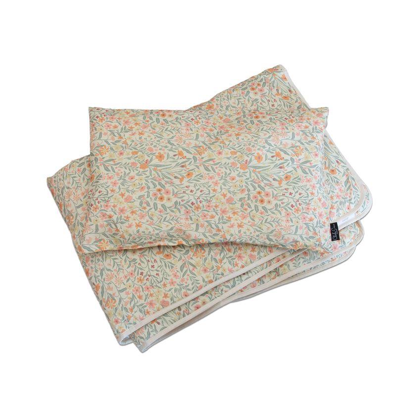 Duo couette & oreiller DOLI 80 x 120 cm Mushie Pastel Bloom CHARLIE CRANE produit