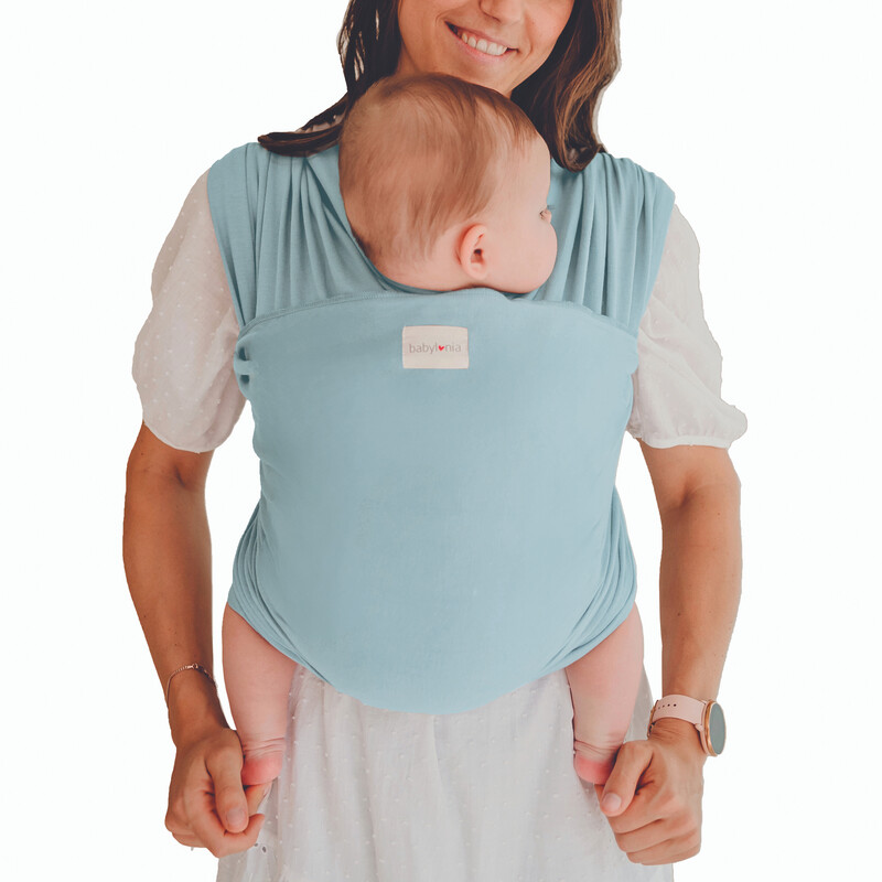 Echarpe de portage extensible Tricot Slen Organic Babylonia Bambinou