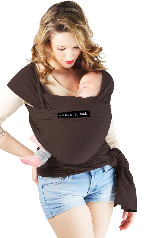 charpe de portage Basic Espresso Love Radius Bambinou