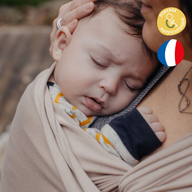 Écharpe de portage extensible My Cocon Neobulle Bébé