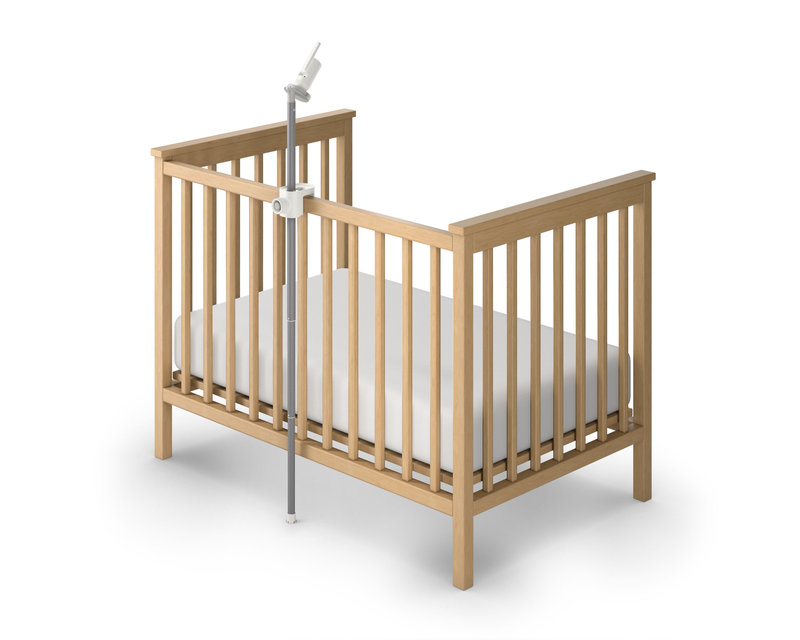 Écoute-bébé connecté Premium Philips Avent sur lit 