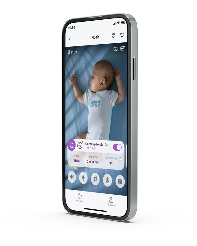Écoute-bébé connecté Premium Philips Avent téléphone