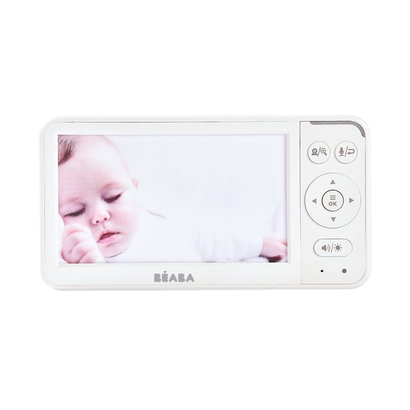 Ecoute bébé vidéo Zen + 2 Blanc Beaba ecran