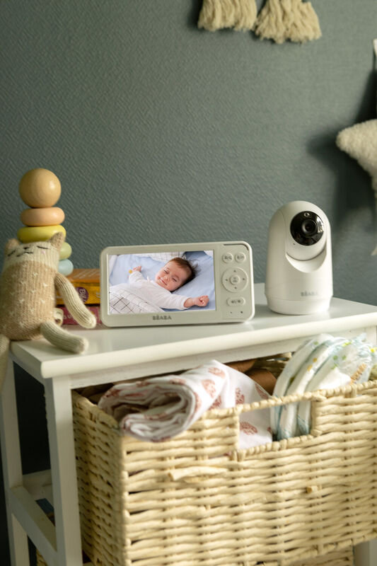 Ecoute bébé vidéo Zen + 2 Blanc Beaba lifestyle 2