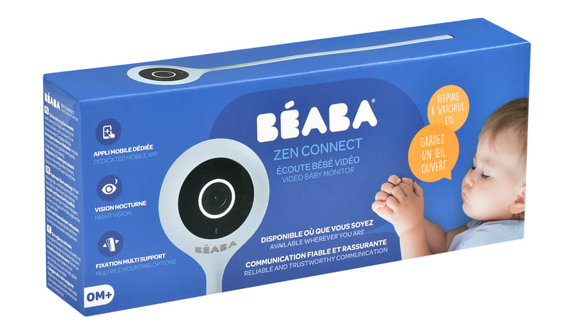 Écoute bébé vidéo Zen Connect babyphone vidéo Béaba - Bambinou